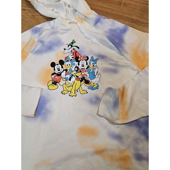 Disney Parks Mickey Mouse and Friends Cropped Hoodie Womens Size Large - Picture 2 of 4